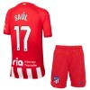 Maillot de Supporter Atlético Madrid Saul 17 Domicile 2023-24 Pour Enfant